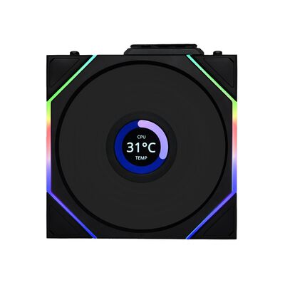 Lian-Li  UNI FAN TL 120 LCD WIRELESS BK 3Pack UF-TL120-LCD-WLS-3B (120mm ブラック 3個パック) 