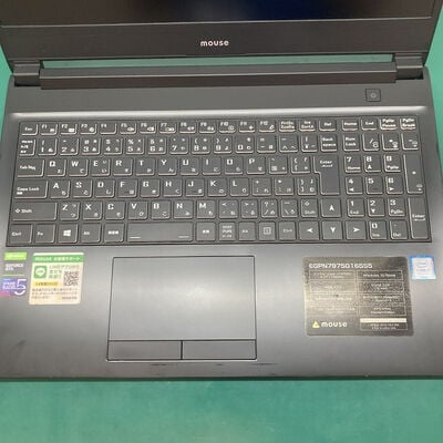【浦添城間店(沖縄)】中古  マウス G-Tune P5(i7-9750H/16GB/SSD512GB/HDD1TB/GTX1650/W10H) 4780001342 