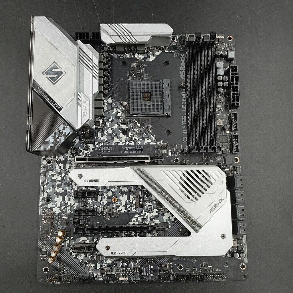 中古 ASRock X570 Steel Legend (X570 AM4 ATX DDR4) 140058