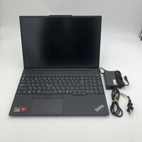 中古  Lenovo ThinkPad E16 Gen 2 AMD (AMD Ryzen5 7535U 2.9GHz/16GB/SSD256GB/-/オンボード/16/1920x1200/Wi-Fi/WEBCAM/W11P64) 176149【在庫処分!】 