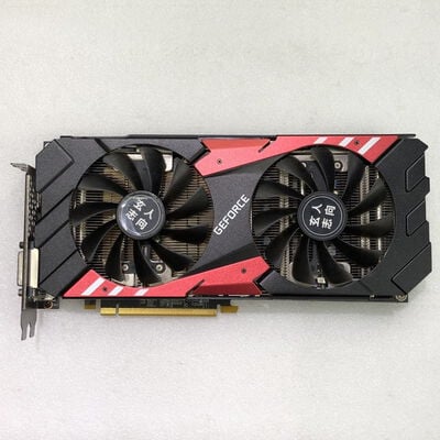 【甲府飯田店】中古  玄人志向 GF-GTX1070-E8GB/OC2/DF（GTX1070 8GB） 3480037335 