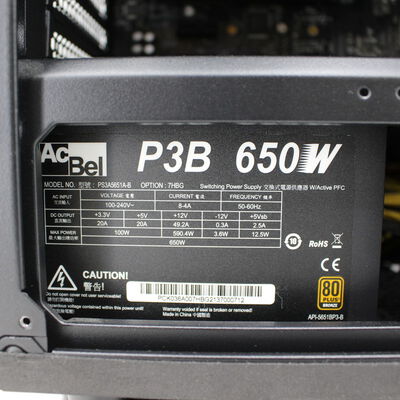 【通販センター】中古  THIRDWAVE GALLERIA CrazyRaccoon(Intel Core i7 11700/16GB DDR4 (PC4)/SSD500GB/なし/NVIDIA GeForce RTX 3070 8GB/W11H64 MAR) 192064 