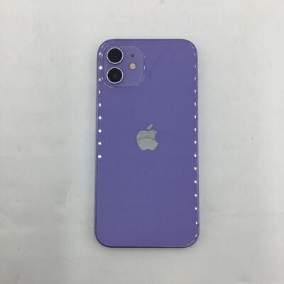 【白山FM松任店】中古  【SIMロック解除済み】【au】Apple iPhone12 6.1インチ 64GB (パープル)  MJNH3J/A 155808 