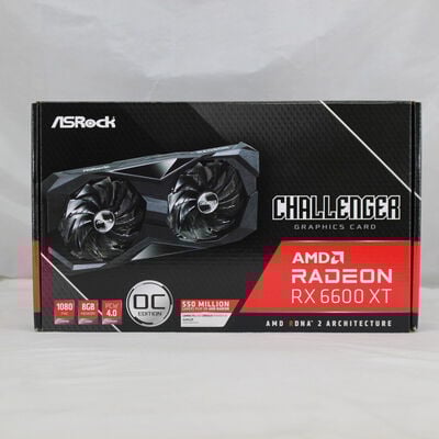 【通販センター】中古  ASRock Radeon RX 6600 XT Challenger D 8GB OC（RX6600XT 8GB） 3480033994 
