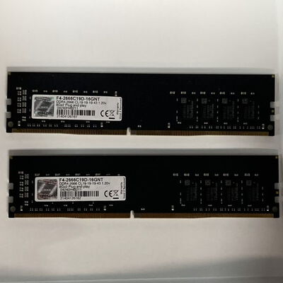 【八王子店】中古  8GB 2枚組(合計16GB) PC4-21300/DDR4-2666 デスクトップ用 190926 