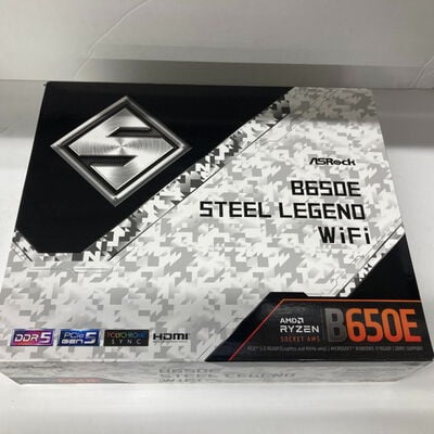 【千葉店】中古  ASRock B650E Steel Legend WiFi (B650E AM5 ATX) 152774 