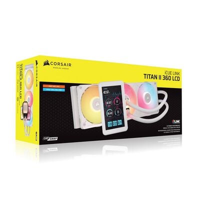 Corsair  iCUE LINK TITAN II 360 RX LCD White CW-9061046-WW (ホワイト) 