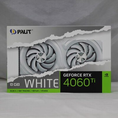 【通販センター】中古  Palit NE6406T019P1-1048L(RTX4060Ti WHITE 8G) 175561 