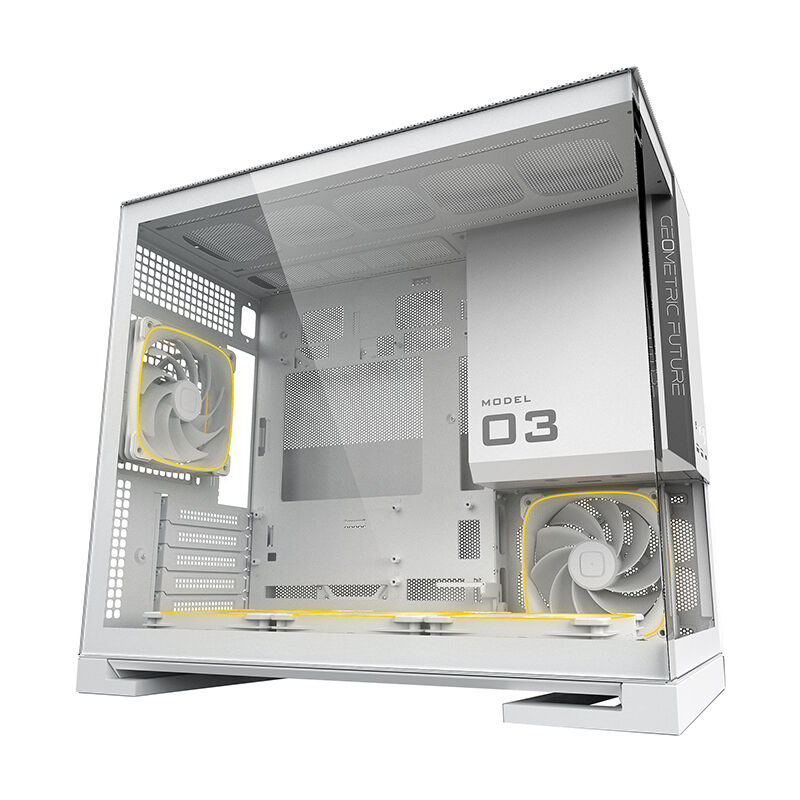 Geometric Future MODEL 3 with 5FAN GF-M3-WT PLUS (MicroATX ガラス
