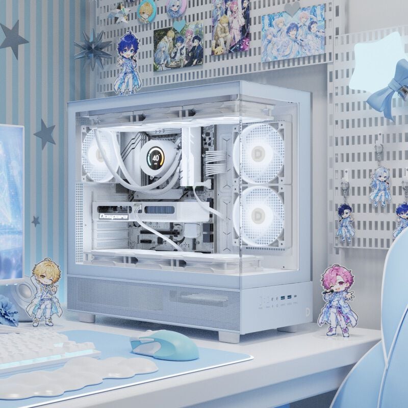 ドスパラセレクト XR PASTEL BLUE (ATX ガラス) ｜ パソコン通販の
