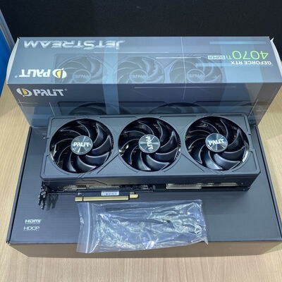 【甲府飯田店】中古  Palit NED47TSS19T2-1043J JetStream OC (RTX4070Ti SUPER 16GB) 164254【8/14価格改定!】 