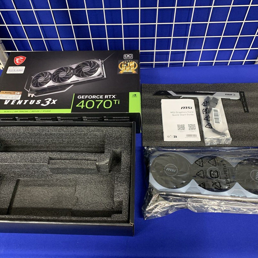 中古 MSI GeForce RTX 4070 Ti VENTUS 3X 12G OC (RTX4070Ti 12GB