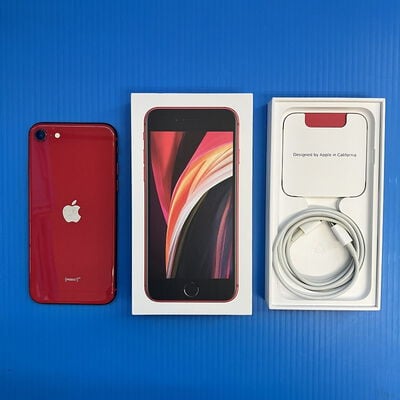【大須店】中古  【SoftBank】Apple iPhoneSE 4.7インチ (第2世代/2020) 64GB (PRODUCT)RED MHGR3J/A 新パッケージ版 146183 