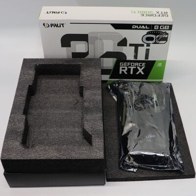 【札幌店】中古  Palit RTX3060Ti Dual OC NE6306TS19P2-190AD (RTX3060Ti 8GB) 144196 