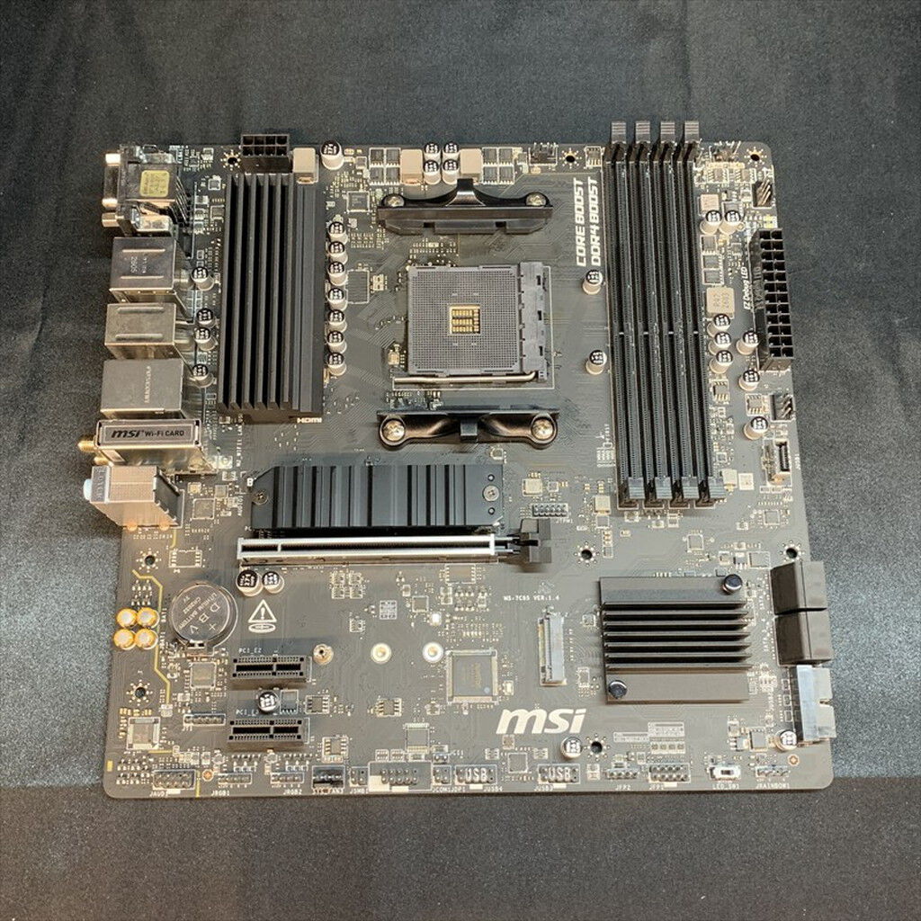 中古 MSI B550M PRO-VDH WIFI (B550 AM4 mATX DDR4) 142922 （374740