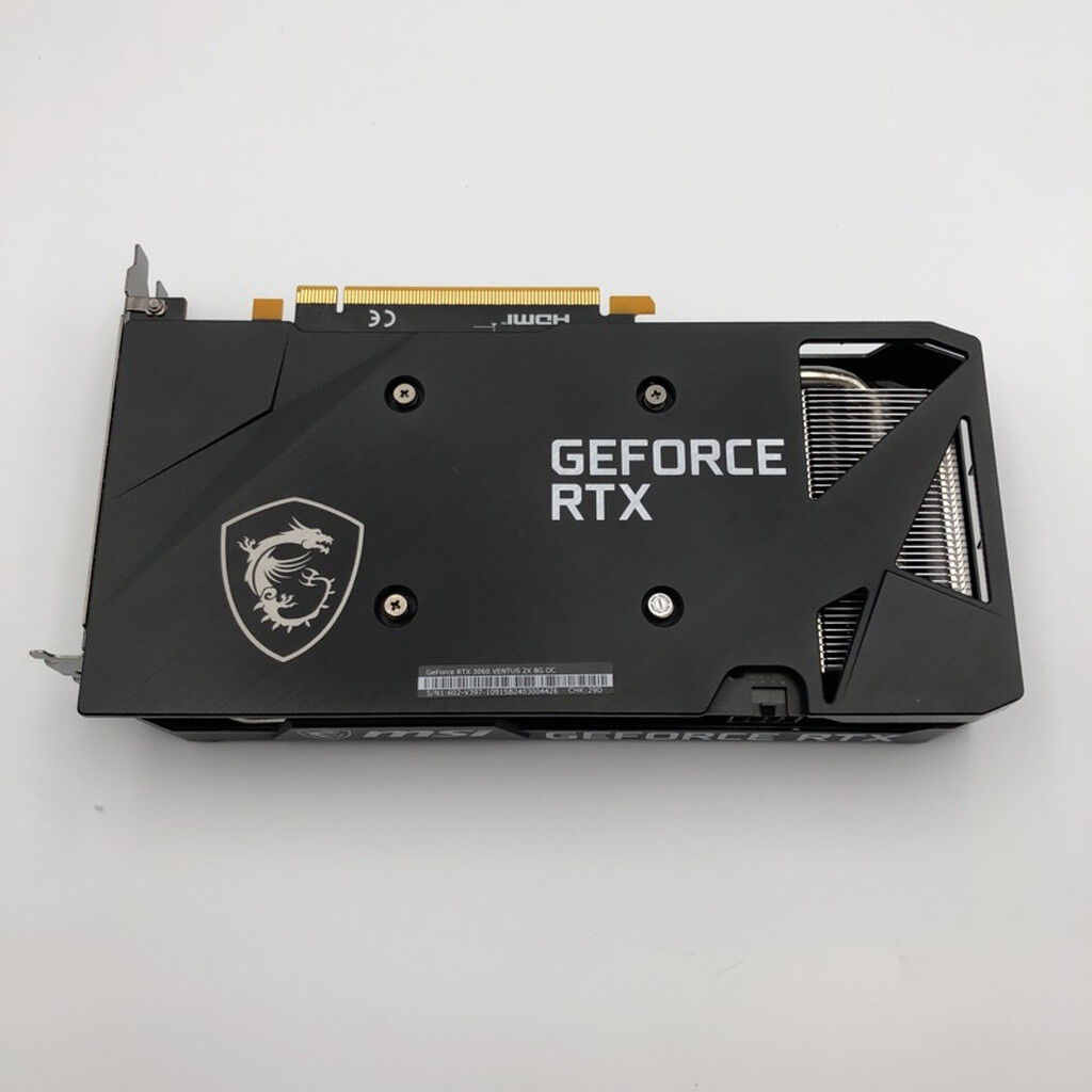 中古 MSI GeForce RTX 3060 VENTUS 2X 8G OC (RTX3060 8G) 175495