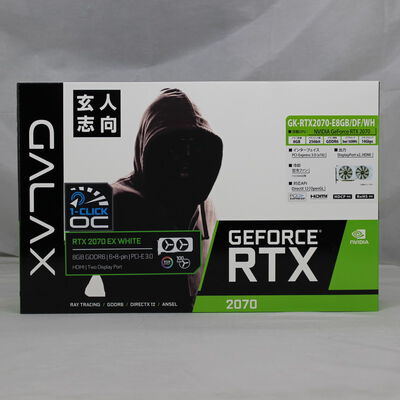【通販センター】中古  玄人志向 GK-RTX2070-E8GB/DF/WH（RTX2070 8GB） 3480034352 