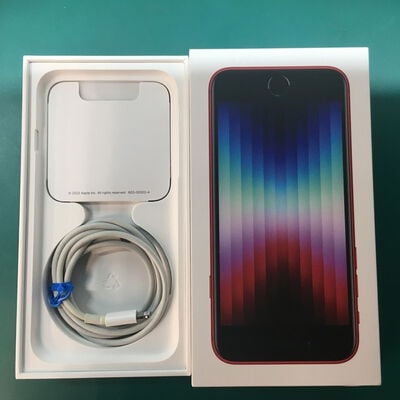 【佐賀南部バイパス店】中古  【SoftBank版SIMフリー】Apple iPhoneSE 4.7インチ (第3世代) 64GB (PRODUCT)RED MMYE3J/A 154838 