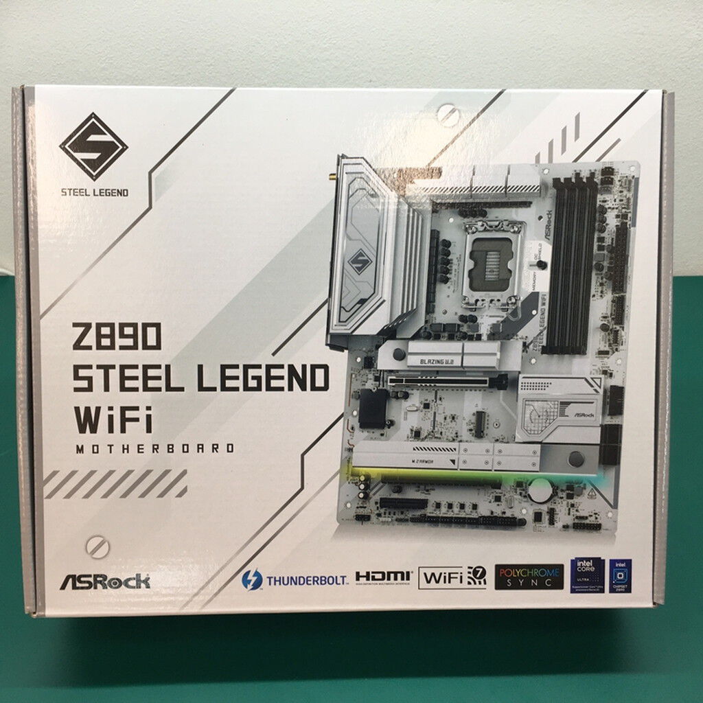 中古 ASRock Z890 Steel Legend WiFi(Z890 1851 ATX DDR5 172165