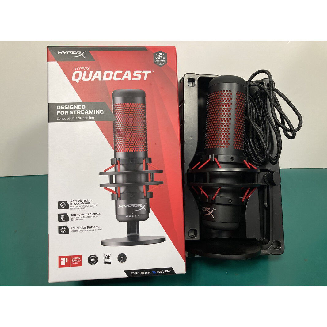 HyperX QuadCast USBマイク　中古 美品】 HyperX QuadCast S USBマイク（定価24,）