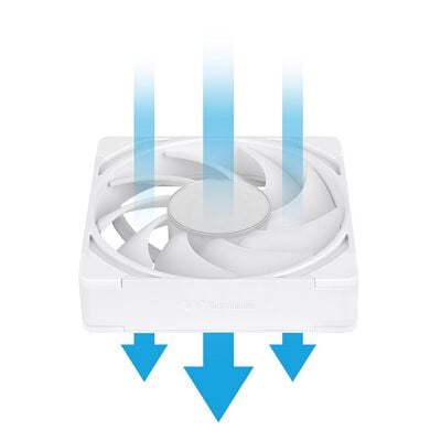 Thermaltake  CT120 EX INFINITY ARGB Sync White 3Pack CL-F243-PL12SW-A (120mm ARGB ホワイト 3個パック) 