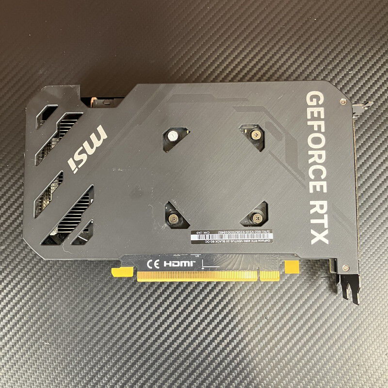中古 MSI GeForce RTX 4060 VENTUS 2X BLACK 8G OC (RTX4060 8GB