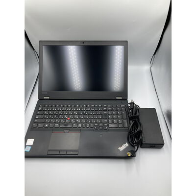 【水戸赤塚店】中古  Lenovo ThinkPad P52　20MAS12700 (Core i7 8750H/16GB/SSD512GB/-/NVIDIA Quadro P1000 4GB/15.6ｲﾝﾁ/1920x1080/Wi-Fi/WEBCAM/W11H64) 176658 