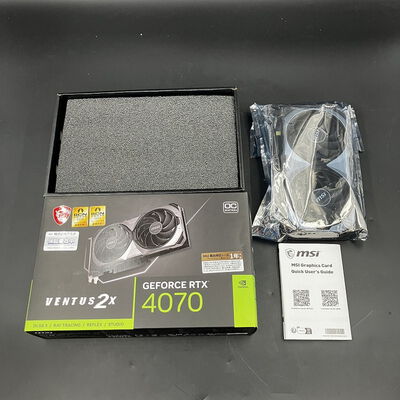 【大須店】中古  MSI GeForce RTX 4070 VENTUS 2X 12G OC (RTX4070 12GB) 157129