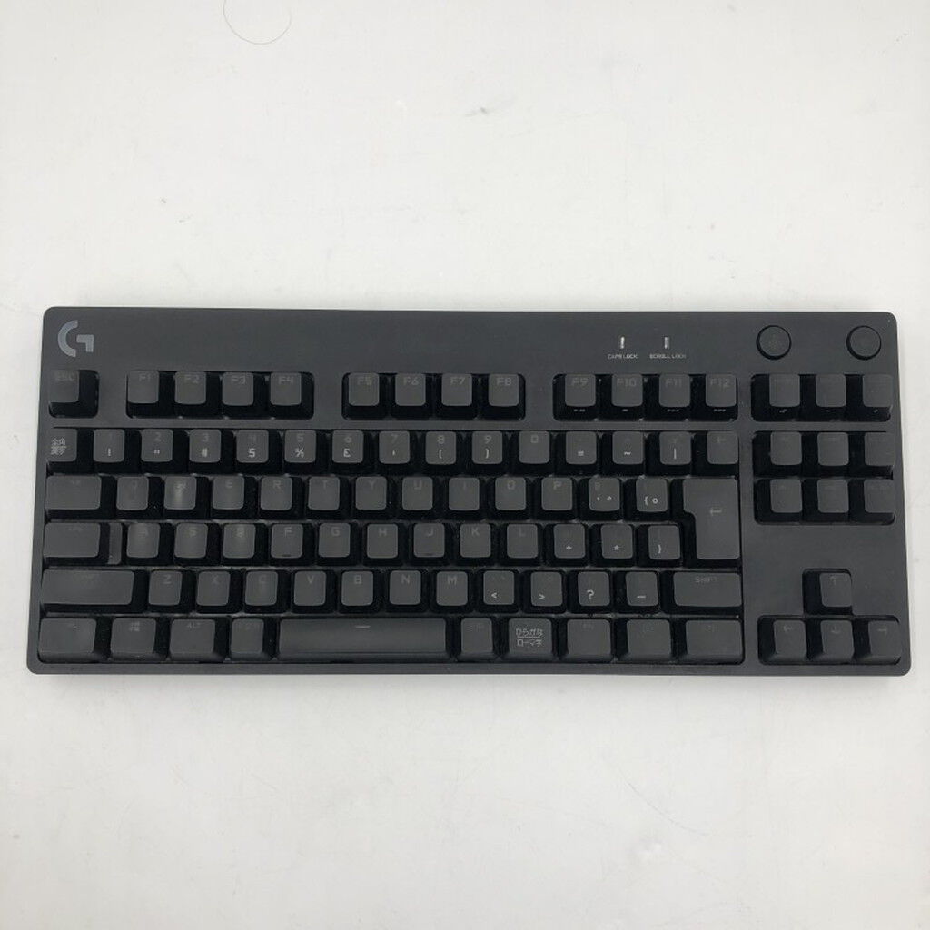 中古 Logicool G-PKB-002CK (有線 ｹﾞｰﾐﾝｸﾞｷｰﾎﾞｰﾄﾞ) 158801 （386954