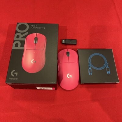 【静岡東瀬名店】中古  Logicool PRO X SUPERLIGHT 2 Wireless Gaming Mouse G-PPD-004WL-MG (マゼンタ) 5140001073 