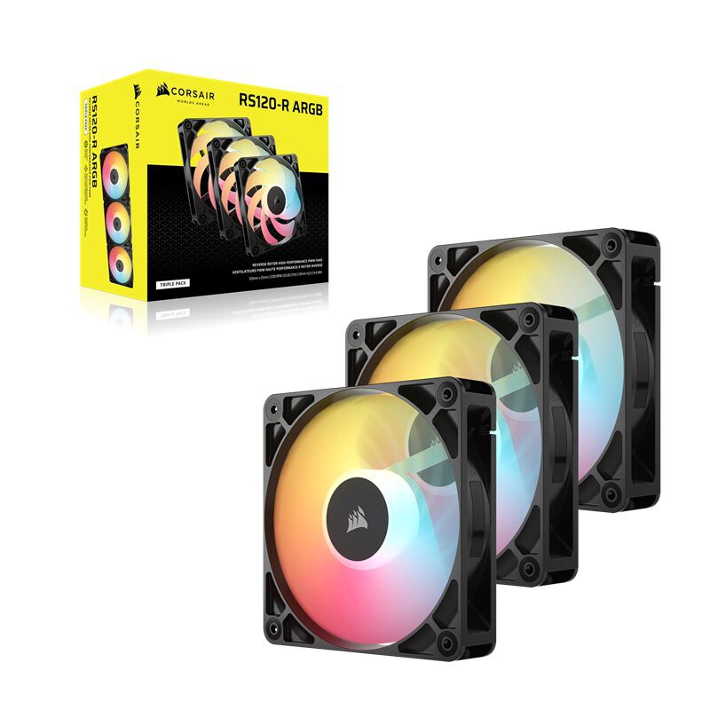 Corsair RS120-R ARGB Triple Reverse Fans CO-9050196-WW (3個パック