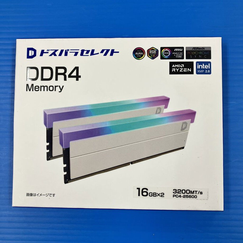 中古 ﾄﾞｽﾊﾟﾗｾﾚｸﾄ D4D3200-16G2A1-RGB-WH(DDR4-3200 16GBx2) 3120024231