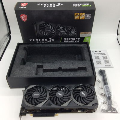 【浜松店】中古  MSI GeForce RTX 3080 VENTUS 3X PLUS 10G OC LHR (RTX3080 10G) 1300007869 
