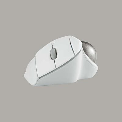 エレコム  M-IT11DRWH (2.4GHz無線トラックボール IST 5ボタン ベアリングモデル ホワイト) 