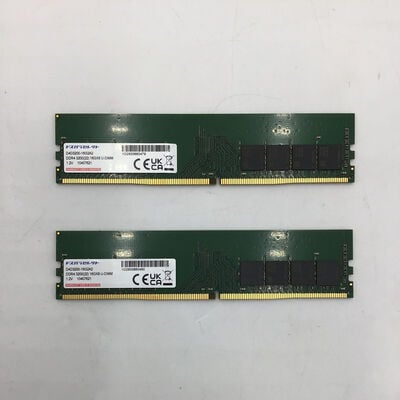 【白山FM松任店】中古  16GB 2枚組(合計32GB) PC4-25600/DDR4-3200 デスクトップ用 190913 
