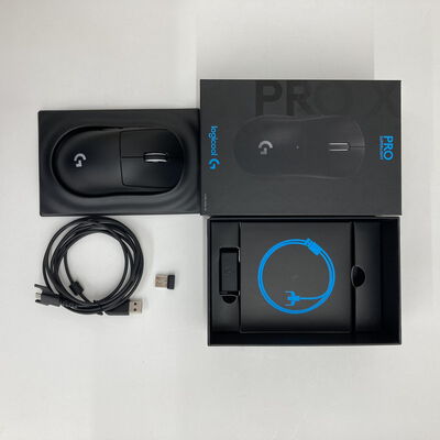 【福山ココローズ店】中古  Logicool PRO X SUPERLIGHT Wireless Gaming Mouse G-PPD-003WL-BK 146967 
