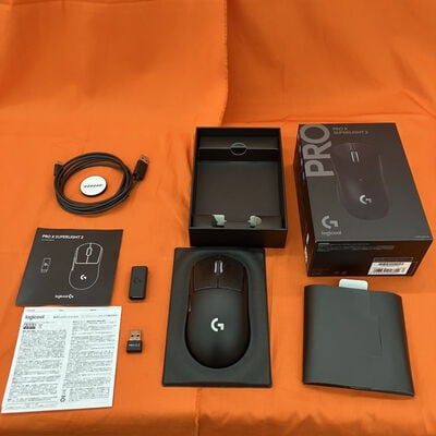 【なんば店】中古  Logicool PRO X SUPERLIGHT 2 G-PPD-004WL-BK 3280021226 