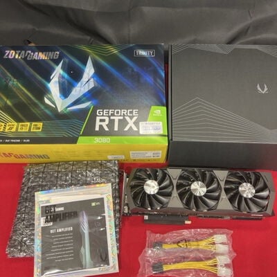 【静岡東瀬名店】中古  ZOTAC GAMING GeForce RTX 3080 Trinity ZT-A30800D-10P（RTX3080 10GB） 3480038203 