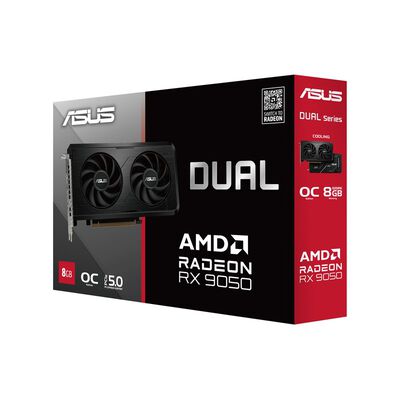 ASUS  DUAL-RX9050-O8G (Radeon RX 9050 8GB) 