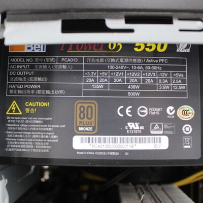 【通販センター】中古  THIRDWAVE Magnate EM041(Intel Core i5 9400/16GB DDR4 (PC4)/SSD500GB/DVDマルチ/NVIDIA GeForce GTX 1660 SUPER 6GB/W11H64 MAR) 191383 