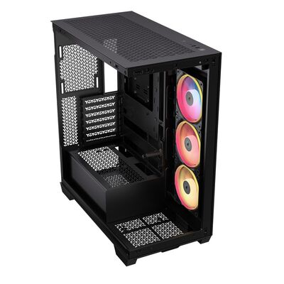 Corsair  3500X LX-R RGB iCUE LINK Black CC-9011324-WW (E-ATX ガラス ブラック) 