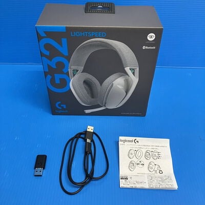 【大須店】中古  ﾛｼﾞｸｰﾙ G321-WH (無線 ｹﾞｰﾐﾝｸﾞﾍｯﾄﾞｾｯﾄ) 3120024318 