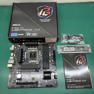 【浦添城間店(沖縄)】中古  ASRock B760M PG Lightning/D4(B760 1700 mATX DDR4) 4780001097