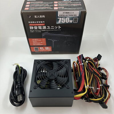 【秋葉原本店】中古  玄人志向 KRPW-AK750W/88+(ATX 750W 80+S) 3410014188 