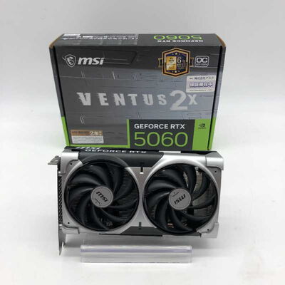 【郡山安積店】中古  MSI GeForce RTX 5060 8G VENTUS 2X OC (RTX5060 8G) 4640002933 