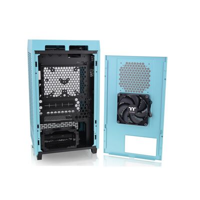 Thermaltake  The Tower 200 Turquoise CA-1X9-00SBWN-00 (Mini-ITX ガラス ターコイズ) 