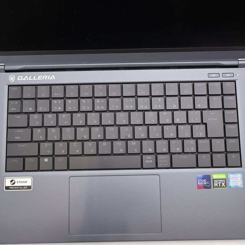 中古 THIRDWAVE GALLERIA GCR2070RGF-QC-G(Intel Core i7 9750H/16GB