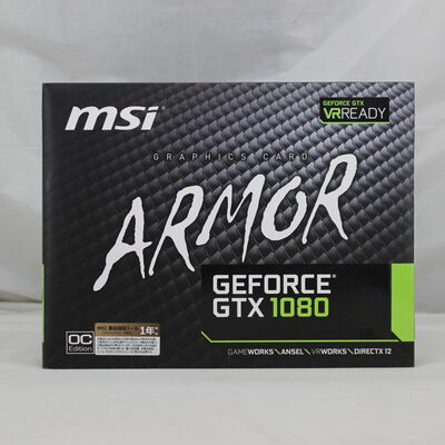 【通販センター】中古  MSI GeForce GTX 1080 ARMOR 8G OC（GTX1080 8GB） 3480034495 
