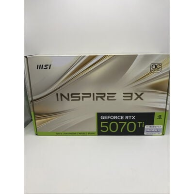 【仙台店】中古  GeForce RTX 5070 Ti 16G INSPIRE 3X OC (16GB PCI-E) 3240010772 