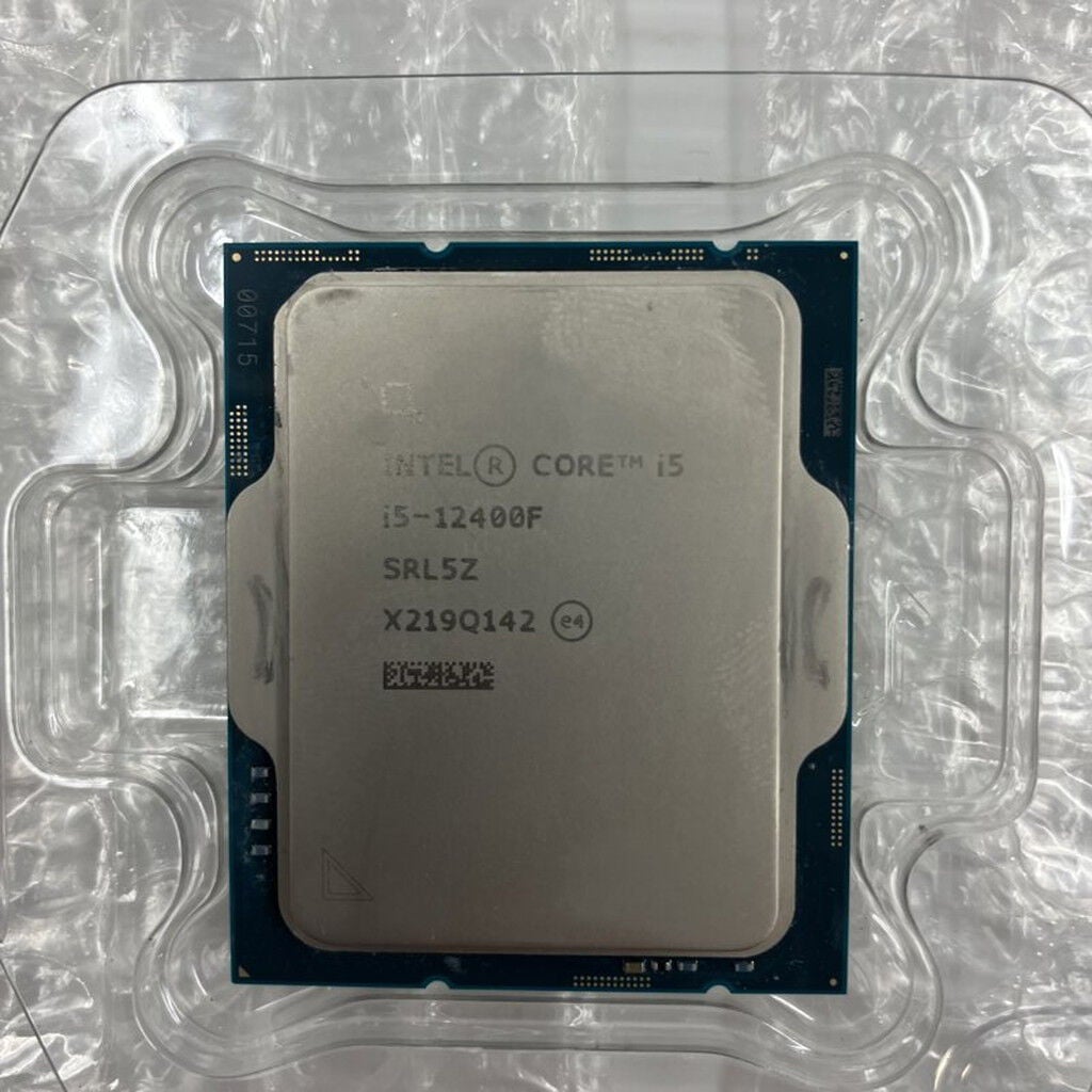 中古 INTEL Core i5 12400F (1700/2.5G/18M/C6/T12) 148615 （367645